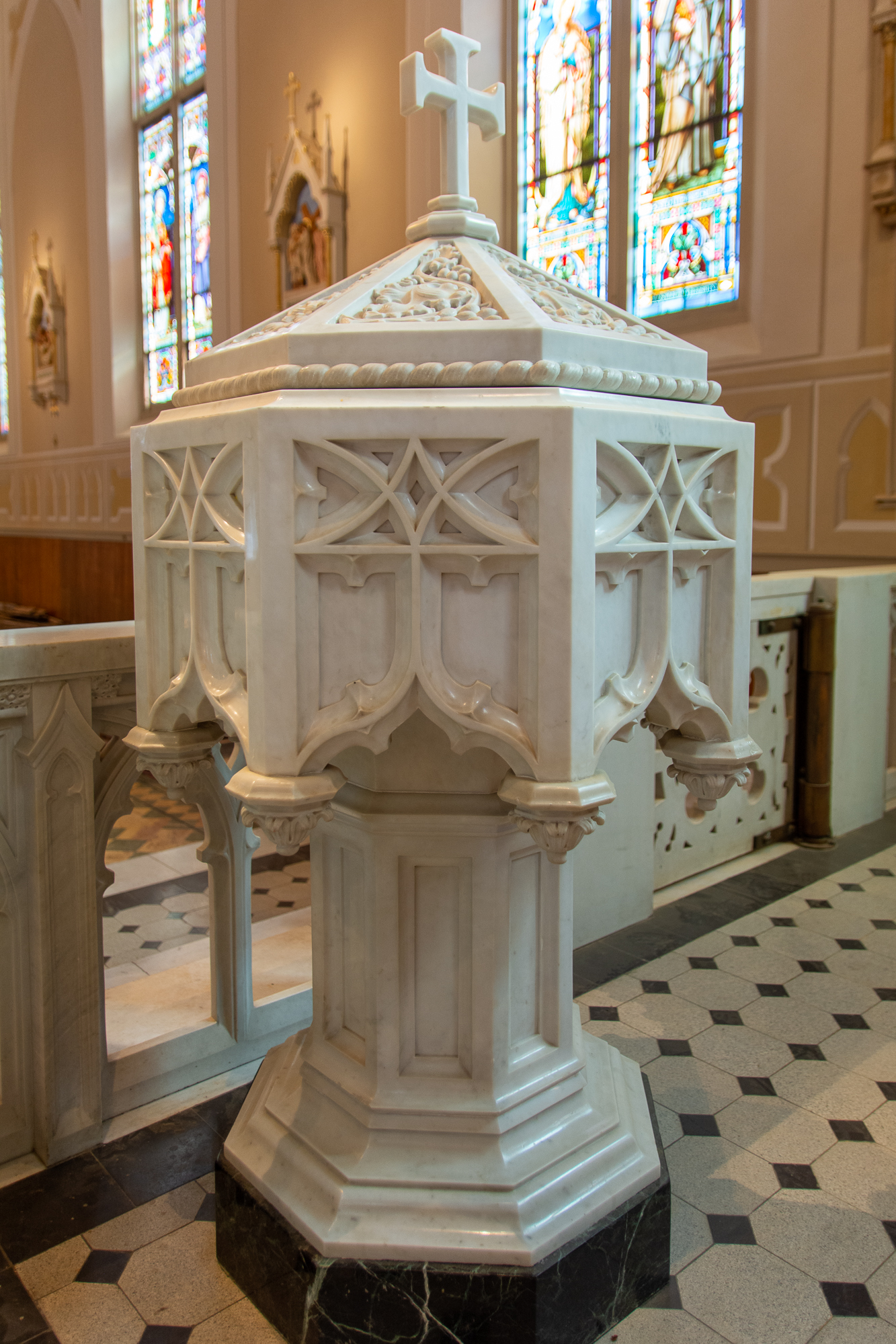 baptismal font